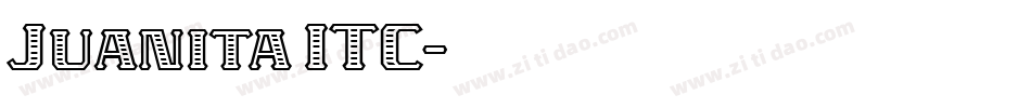 Juanita ITC字体转换